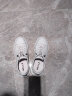 百丽小白鞋女鞋商场新款厚底增高一脚蹬单鞋透气休闲鞋子女 白色 36 实拍图