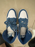 耐克（NIKE）【嚴選好物】Air Jordan 1 High AJ1男女復古運動(dòng)高幫休閑籃球鞋 【白藍灰】DZ5485-410 42 (265mm) 曬單實(shí)拍圖