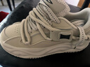 德?tīng)柣荩―EERWAY）鞋子男鞋2025秋冬季老爹鞋男士低幫潮流厚底休閑運動(dòng)鞋 椰子灰 42 曬單實(shí)拍圖