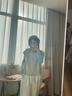 DXOT法式木耳邊立領(lǐng)白色襯衫上衣女2025春夏新款襯衣內(nèi)搭疊穿馬甲套裝 白色襯衫 M 45/55kg 曬單實(shí)拍圖