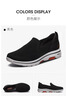 斯凱奇（Skechers）男鞋夏季透氣網(wǎng)面閃穿健步鞋輕便一腳蹬運(yùn)動(dòng)休閑鞋子男送父親禮物 曬單實(shí)拍圖