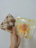 美滌 餅干包裝袋雪花酥牛軋糖袋子diy糖果袋曲奇糖果食品拉鏈袋帶封條 【漂亮花花】50只 曬單實(shí)拍圖