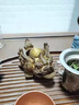 星皆滿(mǎn) 茶寵擺件貔貅財(cái)源滾滾 茶桌茶盤(pán)茶具配件發(fā)光變色茶玩可養(yǎng) 發(fā)光變色金財(cái)源滾滾貔貅 曬單實(shí)拍圖