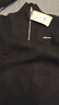 CHINISM AW23 CH美式復(fù)古半拉鏈高領(lǐng)毛衣男潮牌簡(jiǎn)約保暖打底針織衫上衣 黑色 M 曬單實(shí)拍圖