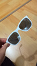 雷朋（RayBan）法拉利聯(lián)名款太陽鏡戶外出行全框墨鏡0RB4433M可定制禮物 F6256G白色鏡框銀灰色鏡面鏡片 尺寸54 曬單實拍圖