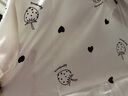 莫代爾冰絲睡衣女夏天短袖長褲開衫薄款大碼天春秋休閑家居服套裝禮盒裝 SCX愛心草莓印11短長 XL (120-138斤) 曬單實(shí)拍圖