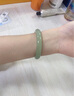 語(yǔ)約新疆和田玉青玉玉手鐲圓條玉鐲送禮鐲子真玉母親節情人節生日禮物 手鐲_54-55 曬單實(shí)拍圖