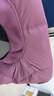 坦博爾羽絨服女短款時尚棒球領(lǐng)寬松保暖小個子女士外套530326Z粉霧紫160 曬單實拍圖