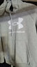安德瑪（UNDERARMOUR）Rival女子抓絨運(yùn)動(dòng)休閑連帽衛(wèi)衣1379501 灰色012 L 曬單實(shí)拍圖