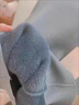 璦優(yōu)霏（aiyoufei）一體絨半高領(lǐng)毛衣女加厚加絨保暖內搭秋冬新款純色打底衫女上衣 圖片色T5 藍色 L (建議105-115斤左右) 曬單實(shí)拍圖