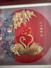 班德拉斯金箔畫擺件孔雀天鵝擺件高檔客廳裝飾結(jié)婚禮物送新人新婚禮物實用 心心相印天鵝-輕奢金箔30*30厘米 曬單實拍圖