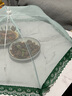 沃尊家用菜罩可折疊蓋菜罩網(wǎng)罩防蒼蠅商用蓋菜餐桌罩剩飯菜罩子食物罩 綠色【18寸】圓形商用菜罩 曬單實拍圖