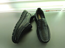 老人頭 男士皮鞋軟皮軟底豆豆鞋透氣厚底商務(wù)休閑男鞋純手工一腳蹬鞋子 黑色【頭層牛皮】 38 (240mm) 曬單實(shí)拍圖