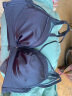 莫代尔 内衣女小胸专用文胸聚拢收副乳夏季无钢圈调整型性感胸罩 蓝色套装 34/75B 晒单实拍图