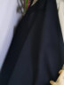 伊芙丽经典直筒腰带收腰长款双面呢大衣女2023秋装驼色呢外套 黑色（19.6羊绒） 160/84A/M  117-126斤 晒单实拍图