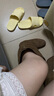 拔佳（Bata）騎士靴女冬季新款英倫牛皮百搭長(cháng)筒粗跟軟底長(cháng)靴AKL83DC 棕色 37 曬單實(shí)拍圖