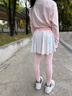 愛邁尼 AMENCL女童速干運(yùn)動(dòng)套裝兒童2025春季新款長袖瑜伽服大童跑步訓(xùn)練網(wǎng)球服 19556粉色長袖+2220粉色裙褲 150 cm 曬單實(shí)拍圖