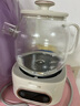 美的（Midea）花漾0膠水全玻璃全自動養(yǎng)生壺 辦公室多功能煮茶壺 燒水壺恒溫電熱水壺煮茶器花茶壺1L YS10B101 曬單實拍圖