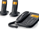 摩托罗拉(Motorola)数字无绳电话机 无线座机 子母机一拖二 办公家用 中文显示 双免提套装CL102C(黑色) 实拍图