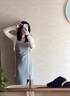 TKSY防曬開衫薄款女配吊帶旗袍連衣裙子外搭罩衫夏披肩小坎肩冰絲外套 淺杏色 單件開衫 M 曬單實拍圖