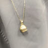 中國黃金（CHINA GOLD）足金祥云小蛇吊墜女款黃金本命年生肖項鏈節(jié)日生日禮物送女友愛人 祥云小蛇吊墜【配S925鏈】 1.6g 曬單實拍圖