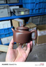 璽翰雅宜興紫砂壺名家徐俊大師泡茶壺純全手工功夫茶具原礦紫朱泥德鐘壺 德鐘壺 230ml 曬單實拍圖