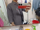 Lee dprre中袖牛仔襯衫男士2025夏季新款工裝上衣七分袖襯衫男中年純棉襯衣卡其 雙口袋純棉面料XL 適合135-150斤 曬單實拍圖
