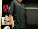 真維斯（JEANSWEST）t恤男夏季新款寬松純棉短袖男裝透氣青少年潮流休閑半袖上衣服 深灰 清晨陽光_K XL 曬單實拍圖