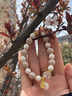 Vana香灰琉璃手串女轉運珠手鏈水晶平安扣生日禮物送女朋友老婆香灰琉璃瓷手串【精美禮盒】 曬單實(shí)拍圖