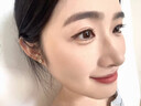 中國黃金China Gold鉆石黃金耳釘小豆豆足金耳飾生日禮物女送女友媽媽老婆結(jié)婚紀念日 足金泡泡耳釘-鉆石+證書禮盒 曬單實拍圖