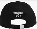 BOY LONDON【范丞丞同款】BOYLONDON夏季男女同款遮陽(yáng)LOGO潮牌棒球帽N90900 黑色 曬單實(shí)拍圖
