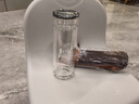 楓嵐情高檔水晶級玻璃杯加厚雙層水杯辦公室男士泡茶杯子家用車(chē)載送禮物 380ml 中杯 曬單實(shí)拍圖