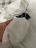 NASA GISS重磅260g纯棉短袖t恤男纯色圆领厚实不透纯白打底衫男女体恤上衣 白色 M体重110-130斤 实拍图