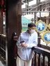 柏銘臣日系cityboy條紋長(cháng)袖襯衫男士秋季潮流休閑襯衣寬松學(xué)生百搭外套 藍白條 L 【建議120-135斤】 曬單實(shí)拍圖