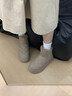 回力雪地靴女冬季新款加絨保暖止滑棉鞋女士休閑厚底外穿防水東北棉靴 棕色 37 曬單實(shí)拍圖