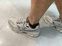 斯凱奇（Skechers）男鞋夏季休閑鞋戶(hù)外運動(dòng)鞋厚底增高老爹鞋復古百搭熊貓鞋 淺灰色/LTGY 42 曬單實(shí)拍圖
