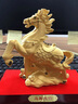 伯莎丹頓絨沙金鼠?；⑼谬埳唏R羊猴雞狗豬銅鍍千足金生日禮物整套開(kāi)業(yè)送禮 龍 25*15*24CM 曬單實(shí)拍圖