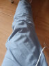 红豆居家（Hodohome）春秋纯棉睡衣男士家居服紧密纺撞色套装 海晴蓝170 实拍图