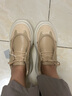 ASH女靴2024秋季新款I(lǐng)KON真皮運動(dòng)鞋女厚底增高松糕鞋百搭老爹鞋潮鞋 深卡其色/卡其色 36 曬單實(shí)拍圖