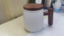 三旬 羊脂玉瓷泡茶馬克杯高檔帶蓋過(guò)濾辦公室水杯茶水分離茶道杯子 羊脂玉瓷_趣笙杯_胡桃木 曬單實(shí)拍圖