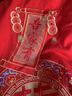 南極人（Nanjiren）結婚床褥床墊1.8x2米婚慶大紅高貴刺繡婚房陪嫁送禮喜慶雙人墊子 吾家有喜【繡花大豆婚慶床褥】 180*200cm【約6斤重】 曬單實(shí)拍圖