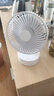卡西道夫小風(fēng)扇電風(fēng)扇小型臺(tái)式風(fēng)扇家用桌面usb搖頭扇床頭可插電可充電式便攜定時(shí)靜享清涼 6寸搖頭扇（可蓄電1800續(xù)航） 【贈(zèng) Type-C數(shù)據(jù)線】 曬單實(shí)拍圖