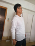 小白白小T官旗方艦店重磅棉350克五代白色小丅新疆長(cháng)絨棉長(cháng)袖男秋季純棉t恤 白色1件裝(長(cháng)袖) 4XL 建議體重168-180斤 曬單實(shí)拍圖