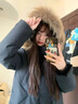 東北哈爾濱極寒保暖鵝絨羽絨服女2025冬季工裝短款加厚防水外套男 黑色-女士-3712 -40度保暖 M （90鵝絨255克） 建議（90-105斤） 曬單實(shí)拍圖