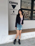 卓詩尼厚底馬丁靴女2024年秋冬季新款粗跟機(jī)車單靴子加絨英倫風(fēng)短靴女 黑色-單里 37 曬單實(shí)拍圖