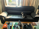樸心木木辦公室沙發(fā)現(xiàn)代簡約商務(wù)接待會(huì)客室新中式真皮三人位沙發(fā)茶幾組合 高檔西皮1+2+3人位 曬單實(shí)拍圖