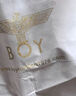 BOY LONDON【黑暗君主】秋季男女同款潮牌寬松PU皮襯衫外套N44003 黑色 M 曬單實(shí)拍圖