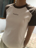 森馬（Semir）短袖t恤女寬松涼感上衣夏裝可愛(ài)刺繡印花圓領(lǐng)百搭正肩修身套頭衫 W款-玫紅60167 XL /170/92A 曬單實(shí)拍圖