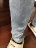 吉普（JEEP）牛仔裤男春夏季裤子男士休闲修身小脚裤弹力男裤 蓝色 31  晒单实拍图