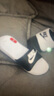 耐克（Nike）運動拖鞋男鞋 官方 艦店透氣輕便涼拖鞋鴛鴦一字拖洗澡拖鞋 黑白/鴛鴦款/涼拖建議拍大一碼 42.5 曬單實拍圖